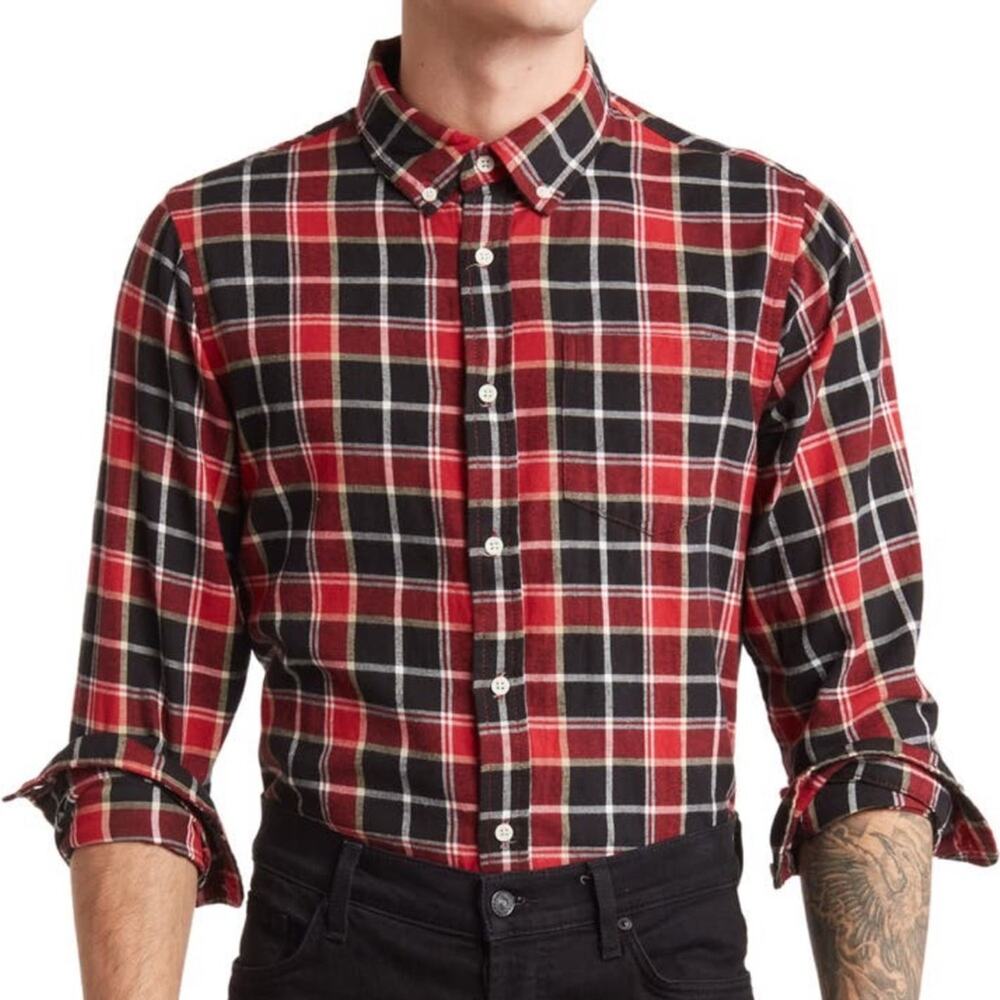 Slate & Stone Flannel Long Sleeve Shirt Size L